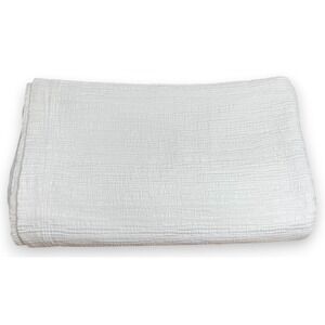 Pine Cone Hill Matelasse King Coverlet Quilt Bedspread White